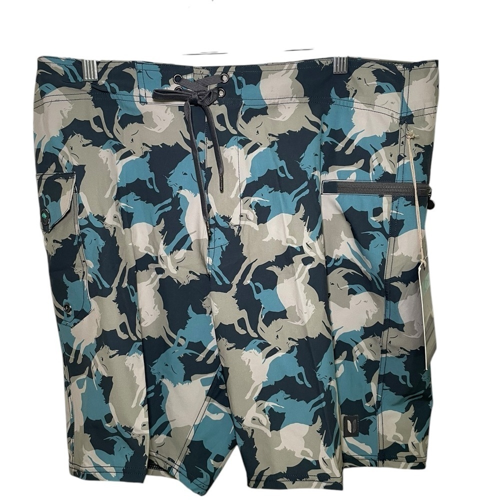 Linksoul New Goat Camo Boardwalker Board Shorts Size 35